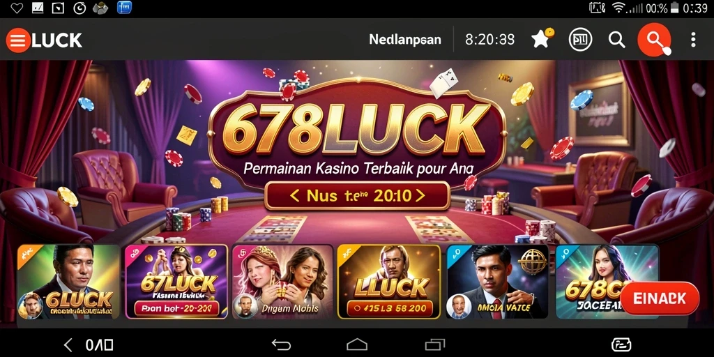 Tampilan menarik dari gameplay Kasino di 678LUCK.