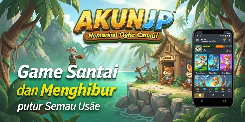 Screenshot gameplay menampilkan karakter lucu dalam level yang penuh warna.