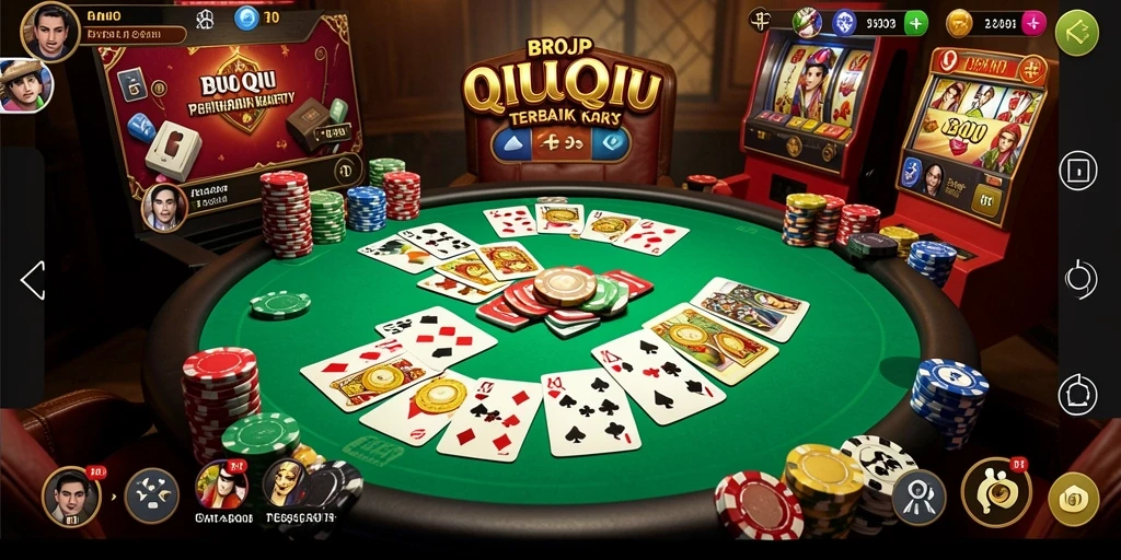 Tangkapan layar gameplay QiuQiu yang seru dan menantang.