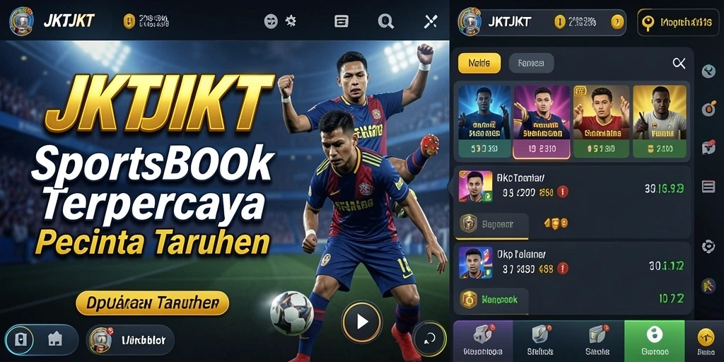 Tampilan screenshot JKTJKT menampilkan berbagai pilihan taruhan olahraga.