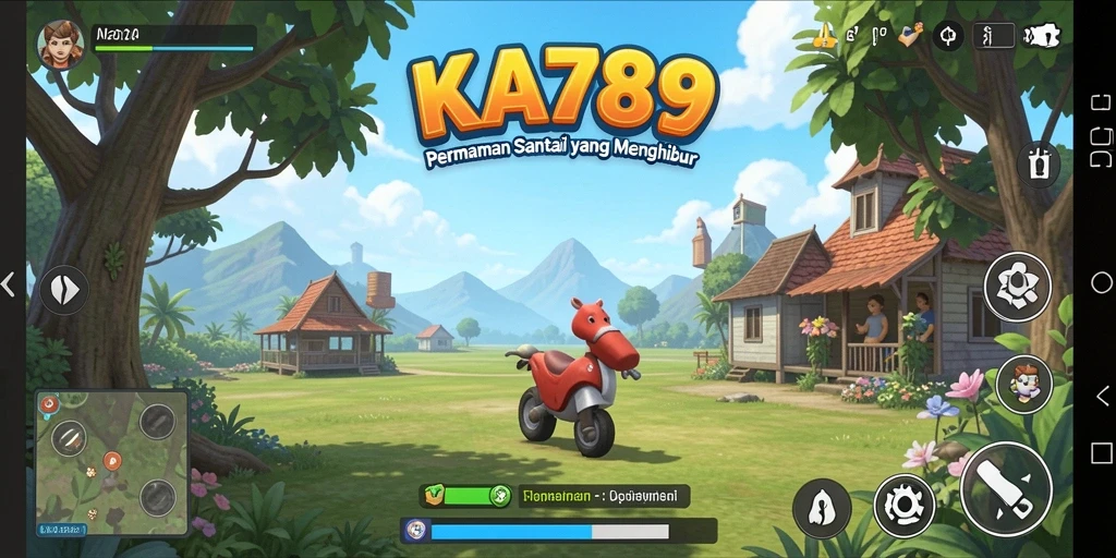 Screenshot gameplay KA789 yang penuh warna dan menyenangkan.