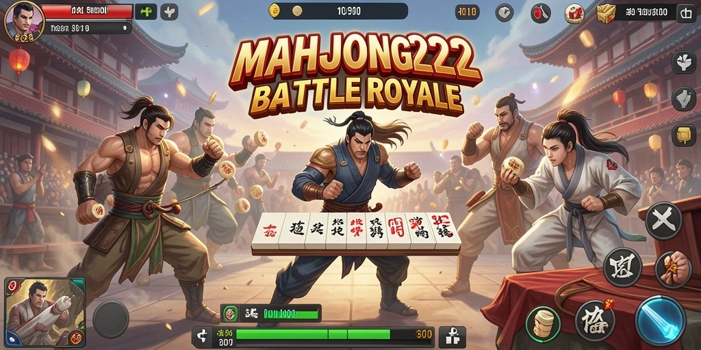 Gameplay seru di MAHJONG222 dengan pertempuran mendebarkan.