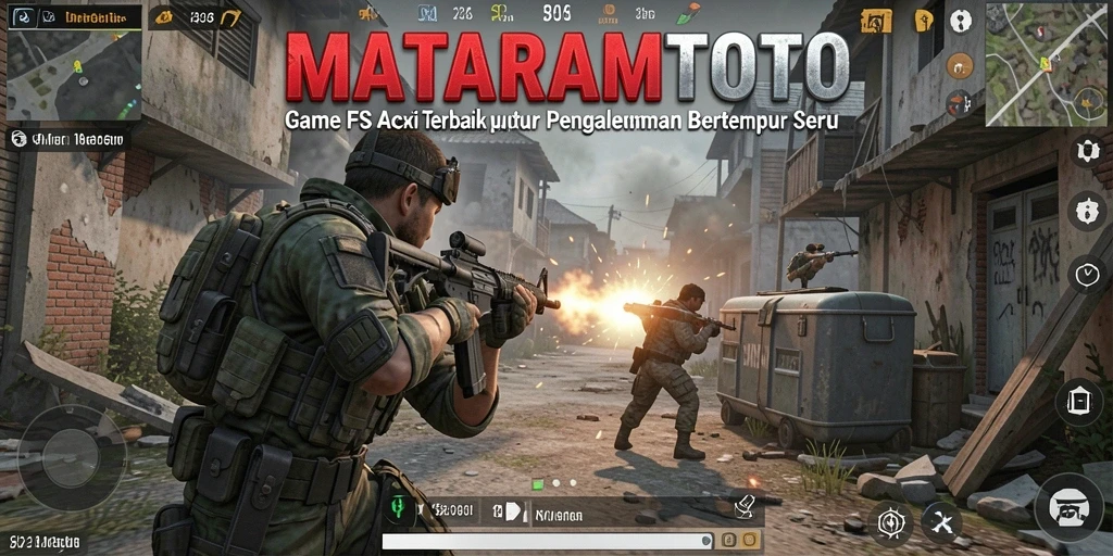 Tangkapan layar dari gameplay seru MATARAMTOTO dengan aksi FPS mendebarkan.