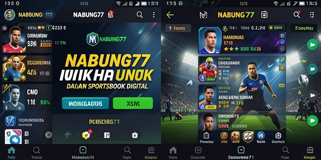 Tampilan gameplay yang dinamis di NABUNG77 untuk pengalaman sportsbook.