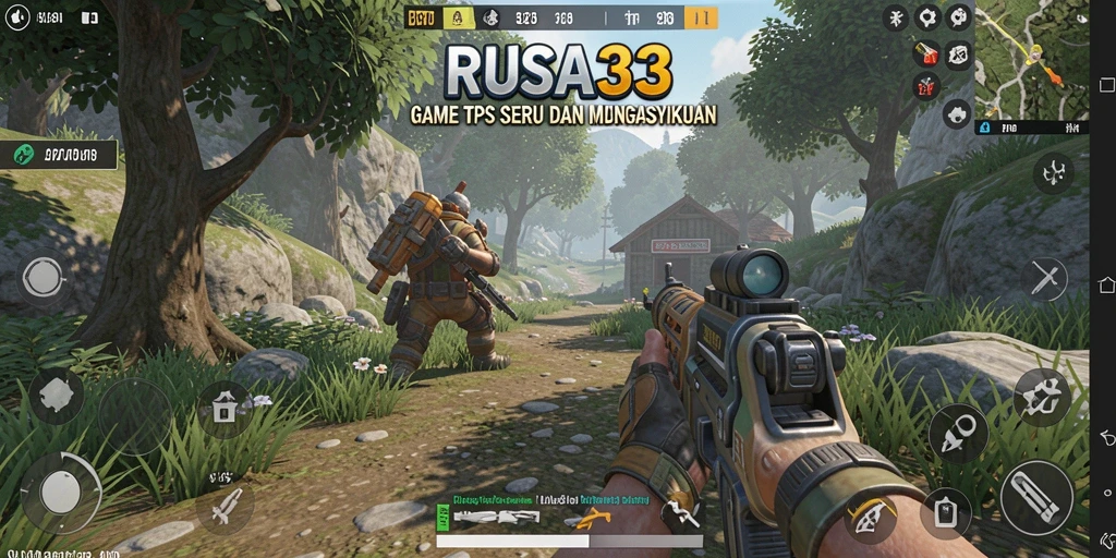 Screenshot utama RUSA33 menampilkan intensitas gameplay TPS yang menegangkan.