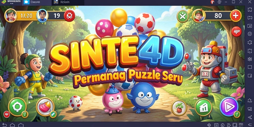 Screenshots menunjukkan gameplay Puzzle yang menantang dan menghibur.