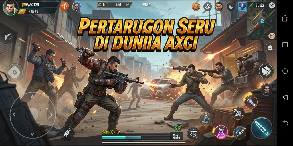 Screenshot SUNEO138 menampilkan aksi pertarungan yang mendebarkan.