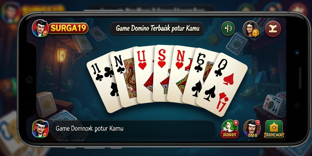 Tampilan gameplay SURGA19 menampilkan pertarungan seru dalam permainan Domino.