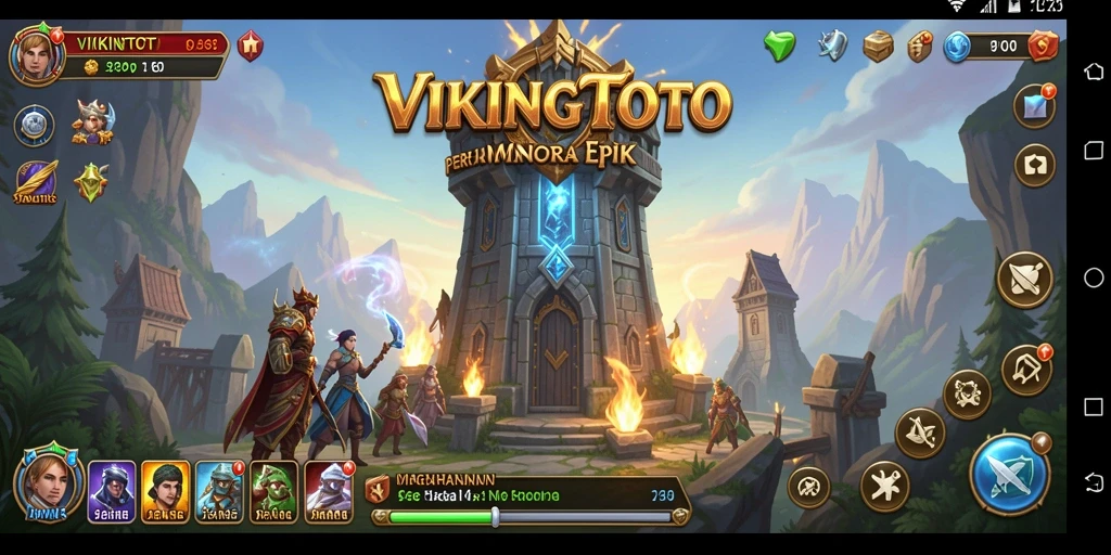 Screenshot VIKINGTOTO menampilkan aksi menara dalam pertempuran memikat.