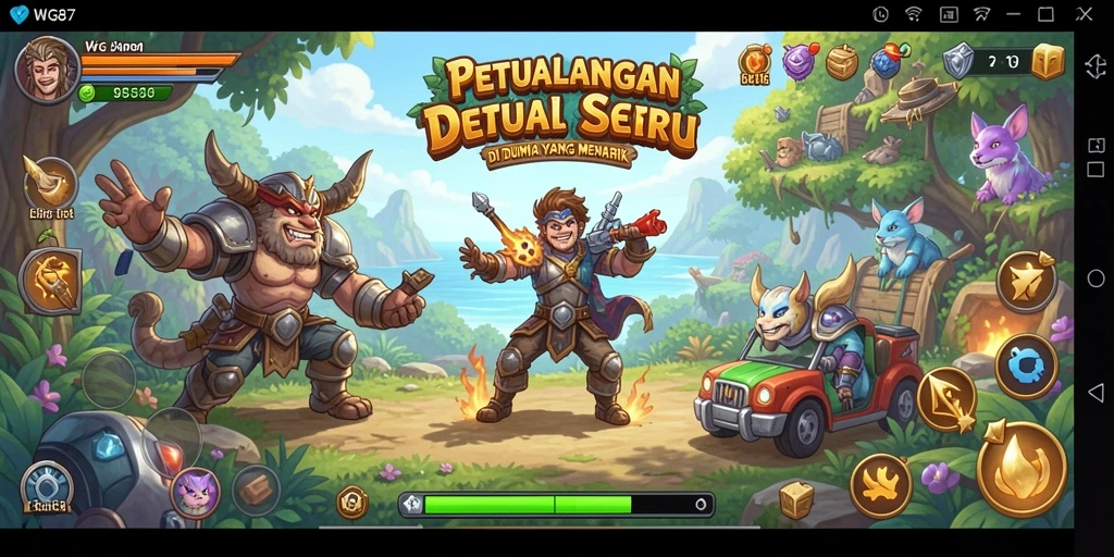 Screenshot gameplay <strong>WG87</strong> menampilkan misi eksplorasi yang mendebarkan.
