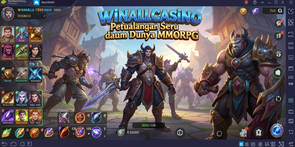 Tampilan menarik dari gameplay <strong>WINALLCASINO</strong> dalam dunia MMORPG.