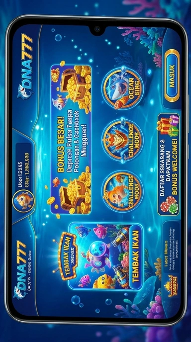Screenshot aplikasi dna777 menunjukkan berbagai pilihan unduhan yang menarik.